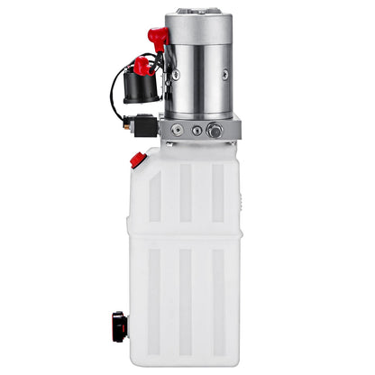 Hydraulikpumpen-Antriebseinheit, DC 12 V, 6 l, doppeltwirkende Hydraulikpumpe, 6 Quarts, Hydraulikpumpe für Muldenkipper