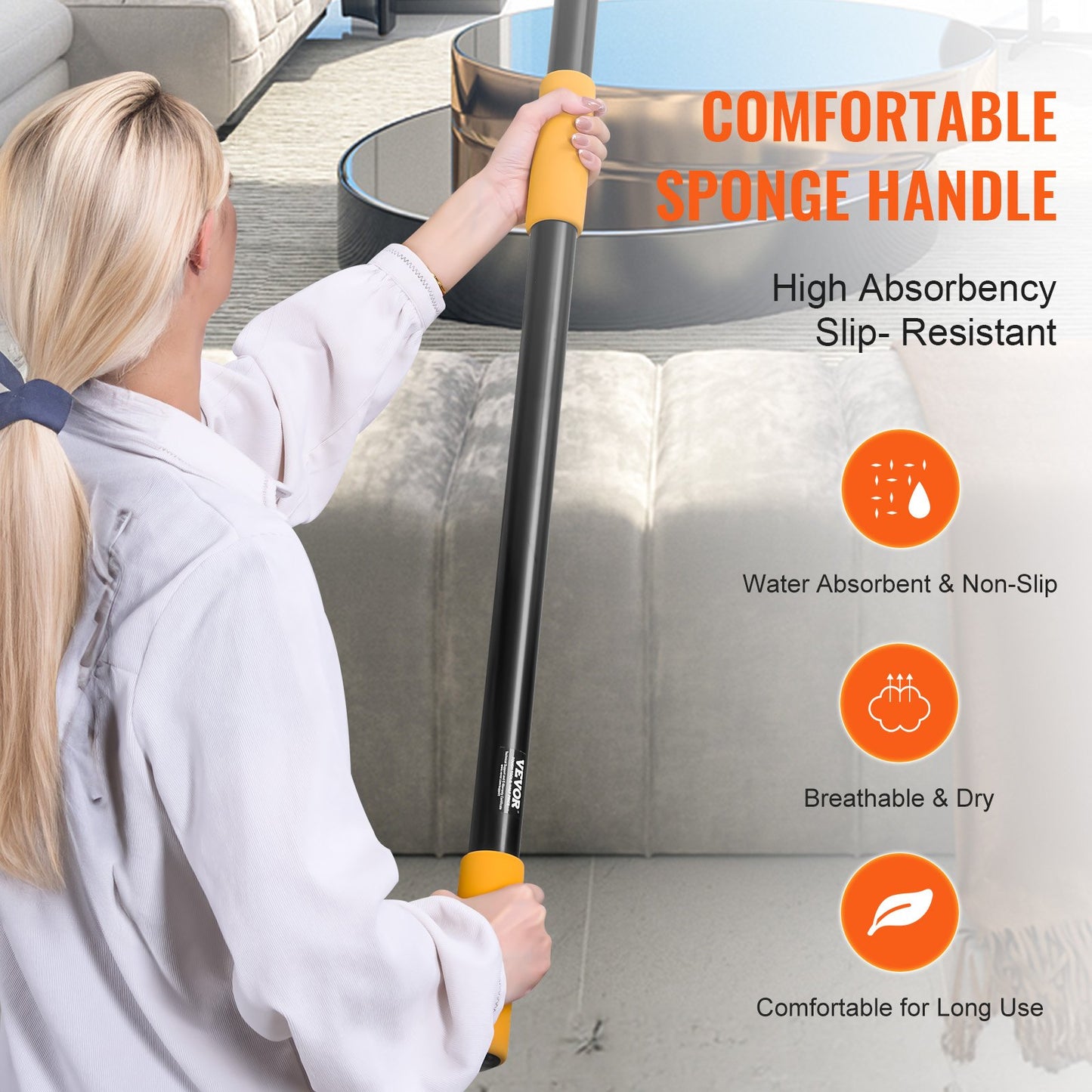 Telescoping Pole, 7 to 30 FT Pole, Extension Multi-Purpose Pole, Sturdy Aluminum Alloy Paint Extendable Pole with Flip-Lock Design, Telescopic Pole for Painting, Dusting and Cleaning