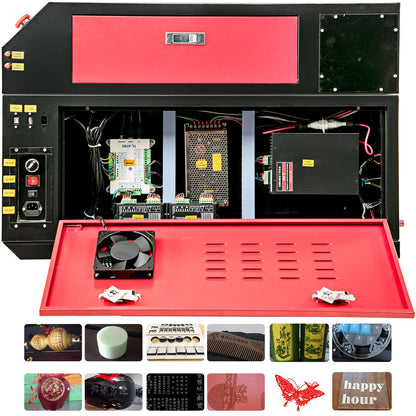 60W Laser Engraver 500x700mm Laser Cutter Gravyr Maskin CO2 Laser Engraver USB Interface för DIY gravyr