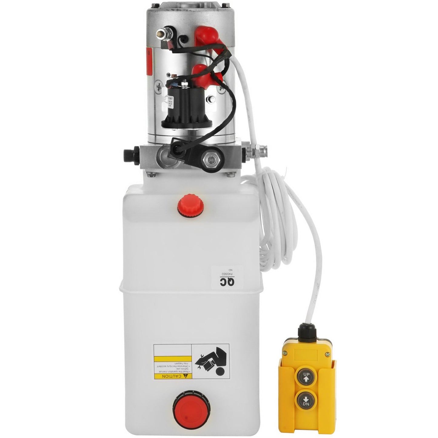 Electro-hydraulic pump 7l Single-acting plastic container 12v DC