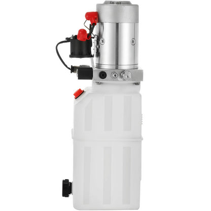 Electro-hydraulic pump 7l Single-acting plastic container 12v DC