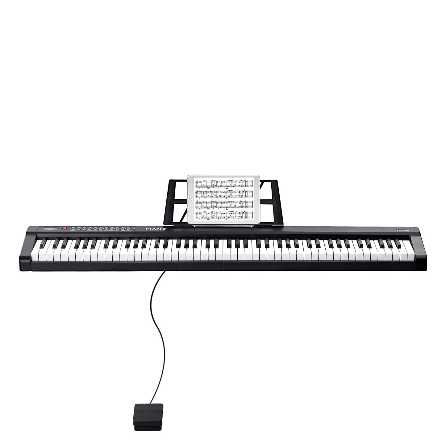 88 Keys Digital Piano Keyboard Semi-Weighted Electric Portable Full Size