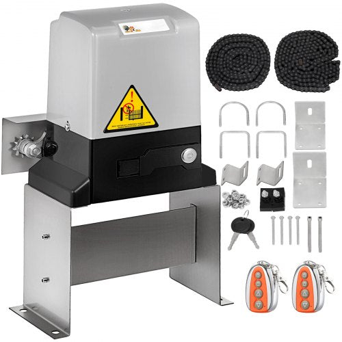 Sliding Gate Opener AC600 1400Lbs with 2 Remote Controls Move Speed 43ft Per Min, Basic Model (1800Lbs)