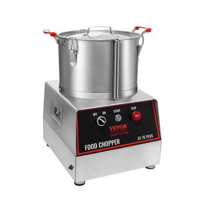 Küchenmaschine und Gemüseschneider, 750 W, 7 Quarts, Edelstahlmixer