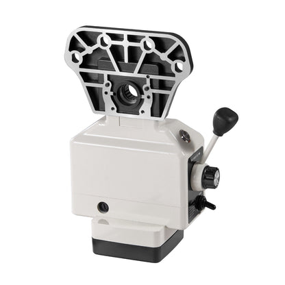 X-Axis Power Feed for Milling Machine, 450 in-lb Torque, 0-200RPM Adjustable Rotate Speed 120V Power Table Feed Mill Feeder, for Bridgeport Some Knee Type Mills with a 5/8" End Shaft Diameter