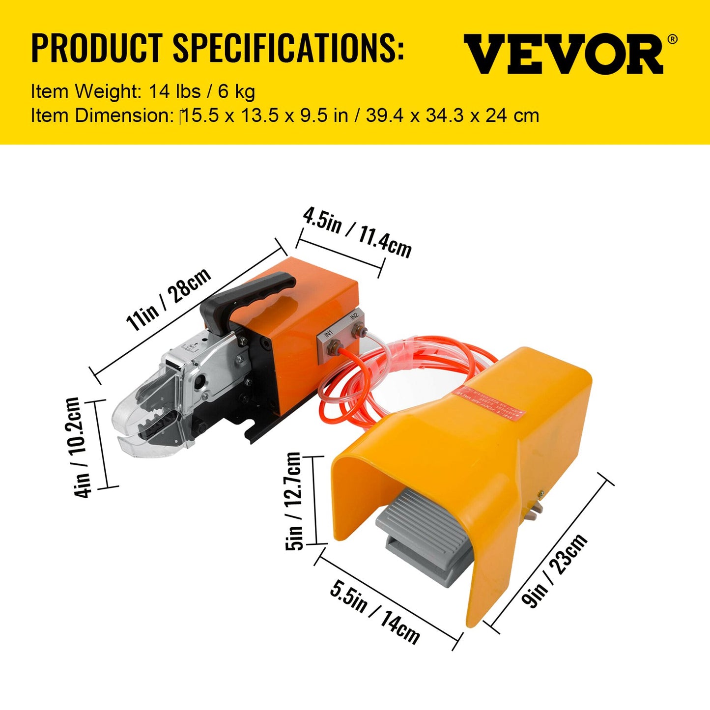 AM-10 Pneumatic Crimping Machine Tools for Terminals w/ CE certification