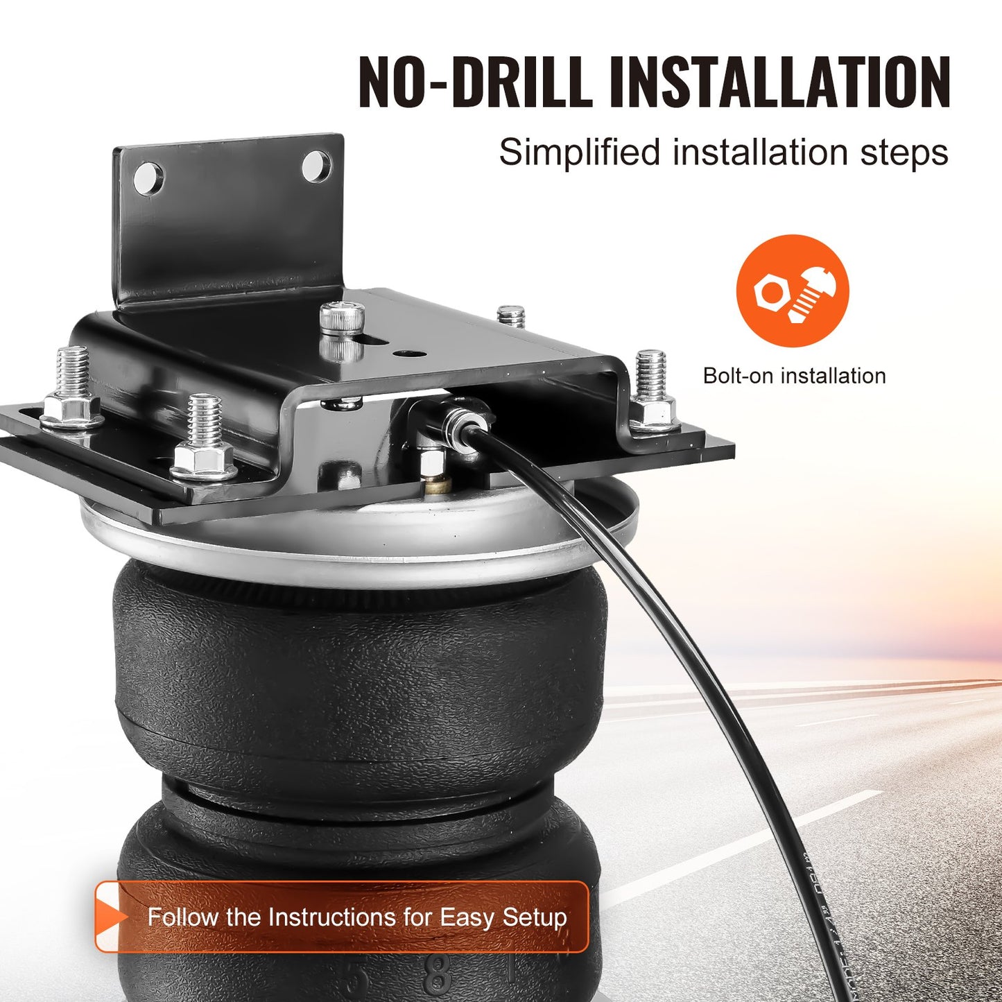 Air Bag Suspension Kit Passar 11-2018 Dodge Ram 1500 19-2021 1500 Classic