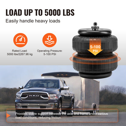 Airbag-Federungssatz passend für Dodge Ram 2500 (03–2013) und Dodge Ram 3500 (03–2018).