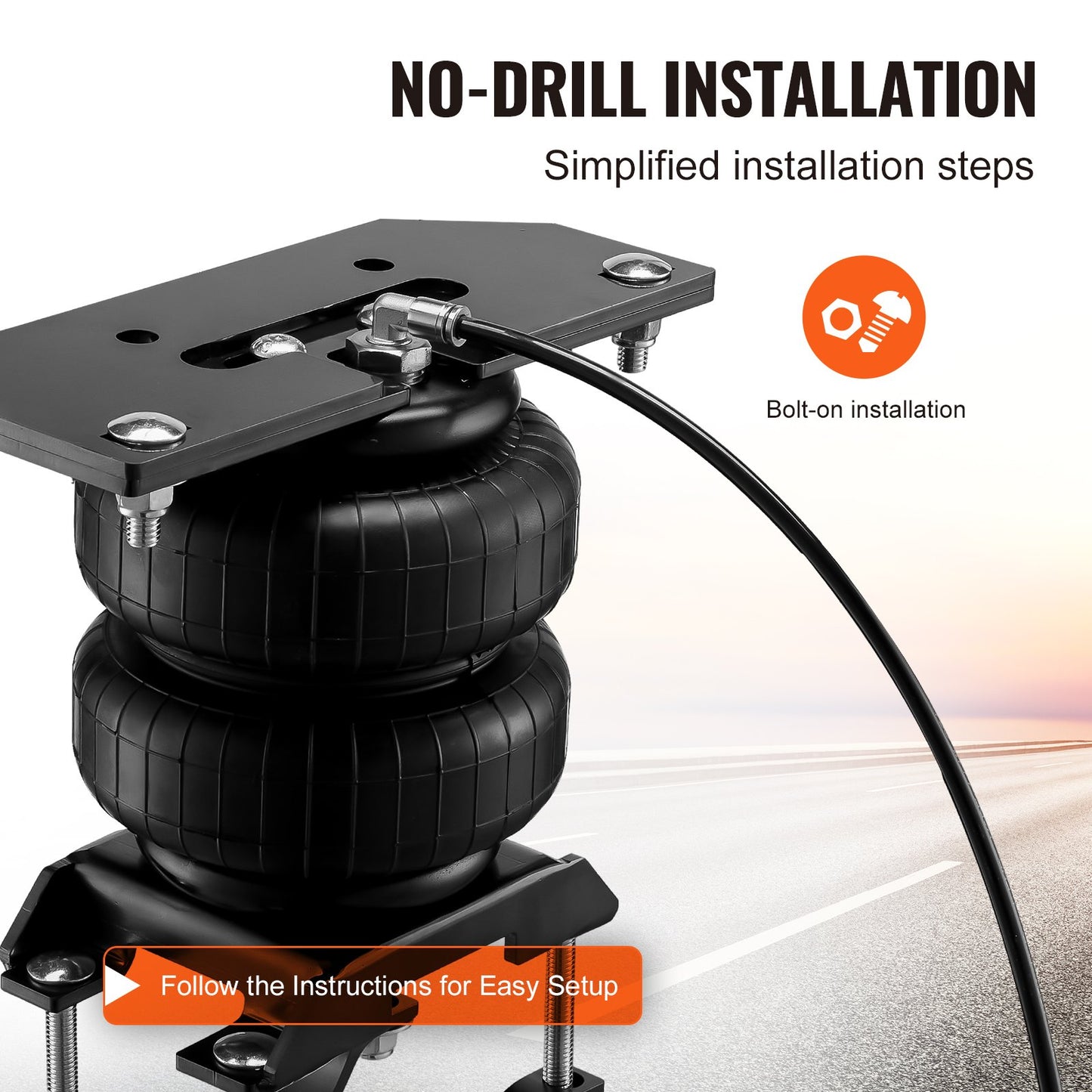 Airbag-Federungssatz passend für Dodge Ram 2500 (03–2013) und Dodge Ram 3500 (03–2018).