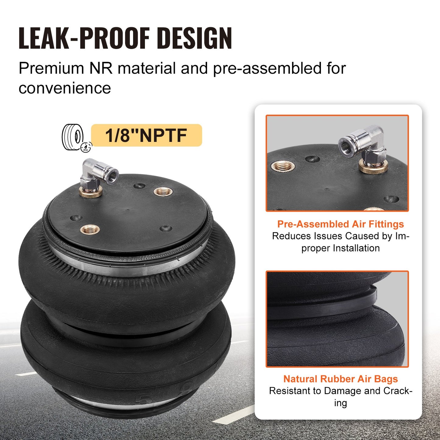 Air Bag Suspension Kit Passar 2019-2023 Chevrolet Silverado GMC Sierra 1500