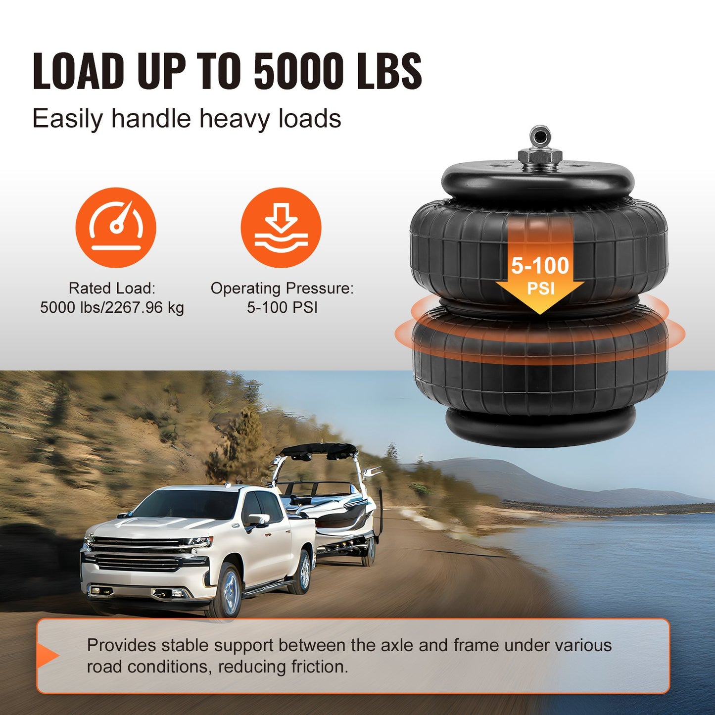 Airbag Suspension Kit 01-2010 Chevrolet Silverado GMC Sierra 2500/3500 HD