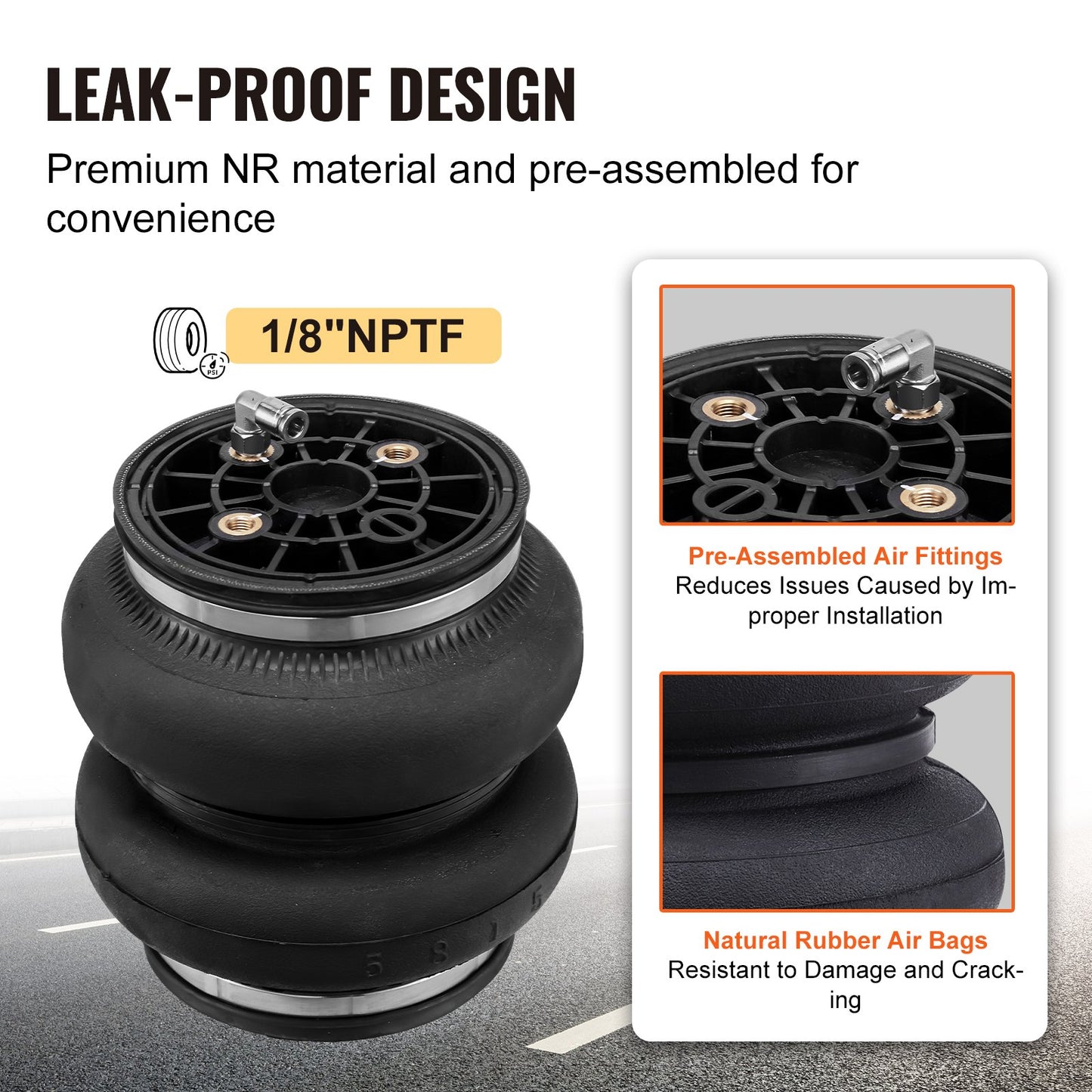 Airbag Suspension Kit 11-2019 Chevrolet Silverado GMC Sierra 2500/3500 HD