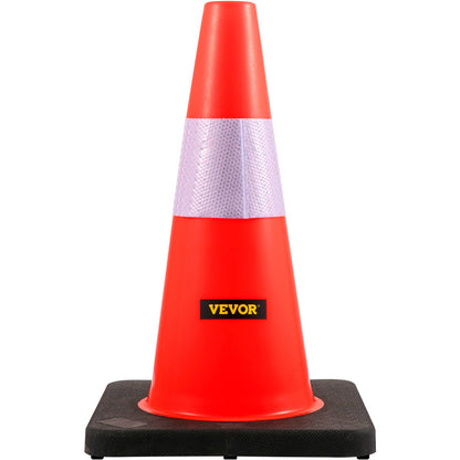 Säkerhetskoner Trafikkoner 18" orange reflekterande kragar Road Cones 5st