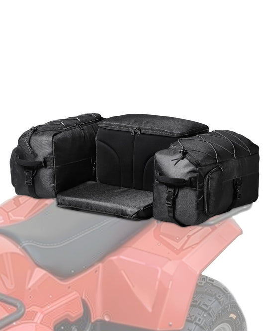 74L ATV Bakre förvaringsväska 600D Oxford Cloth Bakre Cargo Bag & Svampkudde
