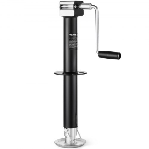 5000 lbs A-Frame Trailer Jack, 15-Inch Vertical Travel, Trailer Lift Jack with Adjustable 7-Level Drop Leg & Drill Socket, Cordless Drill Compatible, Suitable for RV, Utility, Yacht Trailers