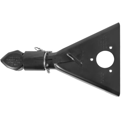 A-Rahmen-Anhängerkupplung, passend für 2-Zoll-Kugelkopfgröße, 7000 lbs Anhängelast, robuste Stahlkupplung, ideal zum Ziehen von Kombis, Pickups, SUVs, Wohnmobilen, schwarze Beschichtungsoberfläche