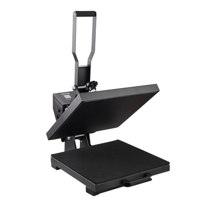 Heat Press, 15 x 15 inch Heat Press Machine for T-shirts, Fast and Even Heating, Easy to Use, High Pressure for Digital Industrial-Quality Sublimation Printer for Transfer Vinyl, T-shirt, Black