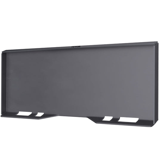 Skid Steer Mount Plate 0,24" Tjock Skid Steer fästplatta Högkvalitativt stål snabbfäste lastplatta med 3 extra svetsstänger Lätt att svetsa eller skruva fast till olika tillbehör