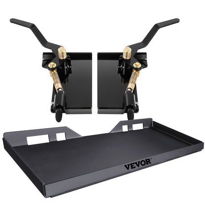 Kompaktlader-Anbaugerät, 3/8 Zoll Schnellbefestigungsplatte für Kompaktlader, 85 Pfund, Kompaktlader-Anbaugerät, 18,5 Zoll Höhe, Schnellbefestigungsplatte für Kompaktlader für Schaufeln, Pflüge, Gabeln