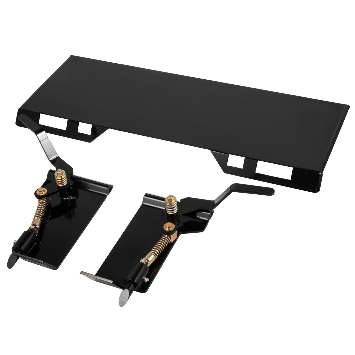 Kompaktlader-Anbaugerät, 3/8 Zoll Schnellbefestigungsplatte für Kompaktlader, 85 Pfund, Kompaktlader-Anbaugerät, 18,5 Zoll Höhe, Schnellbefestigungsplatte für Kompaktlader für Schaufeln, Pflüge, Gabeln