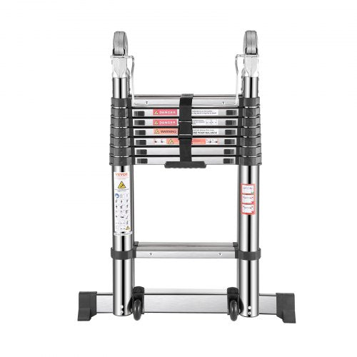 Teleskopleiter A-Rahmen Edelstahl 16,5 ft Ausziehleitern | EU