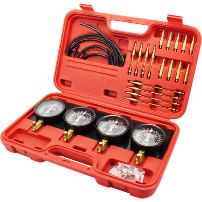 Fuel Vacuum Carburetor Synchronize Tool Kit Fuel Vacuum Carburetor Synchronizer Carb Sync Meter Set with Rubber Hose