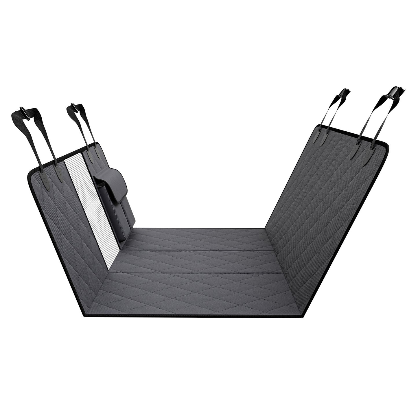 Hunde-Autositzbezug für die Rückbank 54 x 24 Zoll wasserdicht 600D für Autos