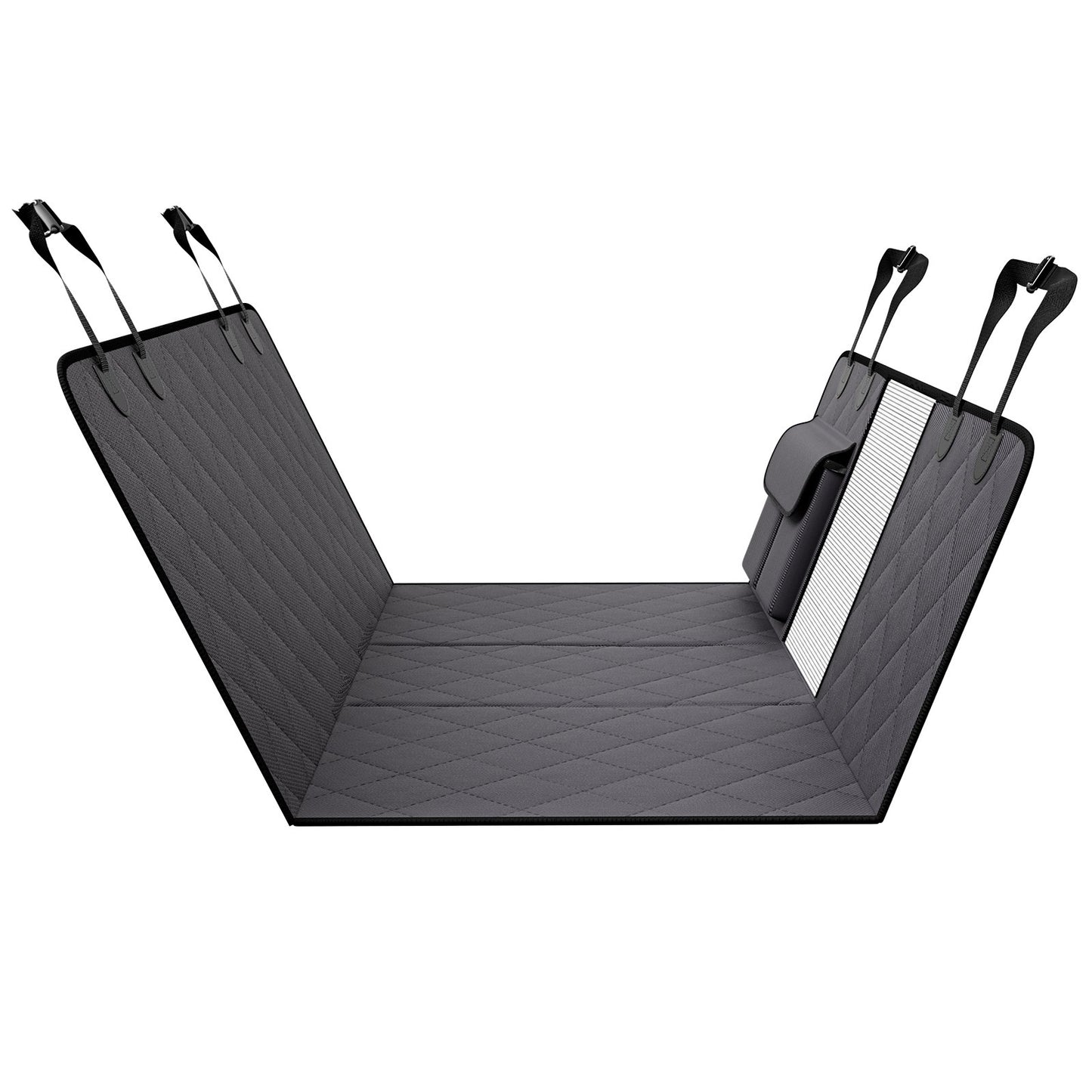 Hunde-Autositzbezug für die Rückbank 54 x 24 Zoll wasserdicht 600D für Autos