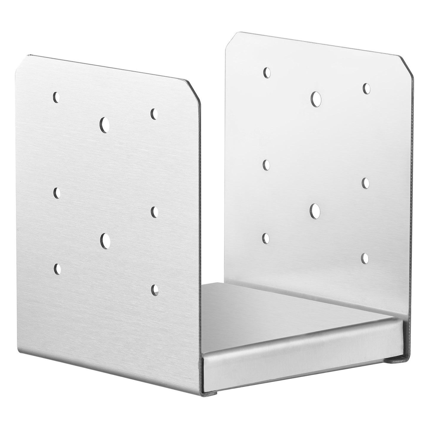 152,4 x 152,4 Pfostensockel, 10 Stück verstellbare Pfostenankerhalterung aus Edelstahl (innen 150 x 139,7), verstellbarer Pfostensockel für Pavillon, Deck, Veranda, Handlauf, Geländer, dekorative Ankerplatte