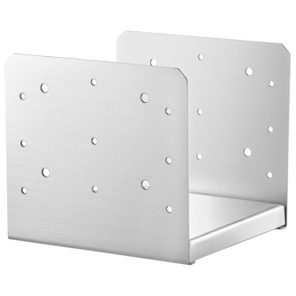 203,2x203,2mm stolpbas, 1st justerbar stolpeankarfäste i rostfritt stål (intern 198 x 185), justerbar stolpbas för paviljongdäck veranda ledstångsräcke dekorativ förankringsplatta