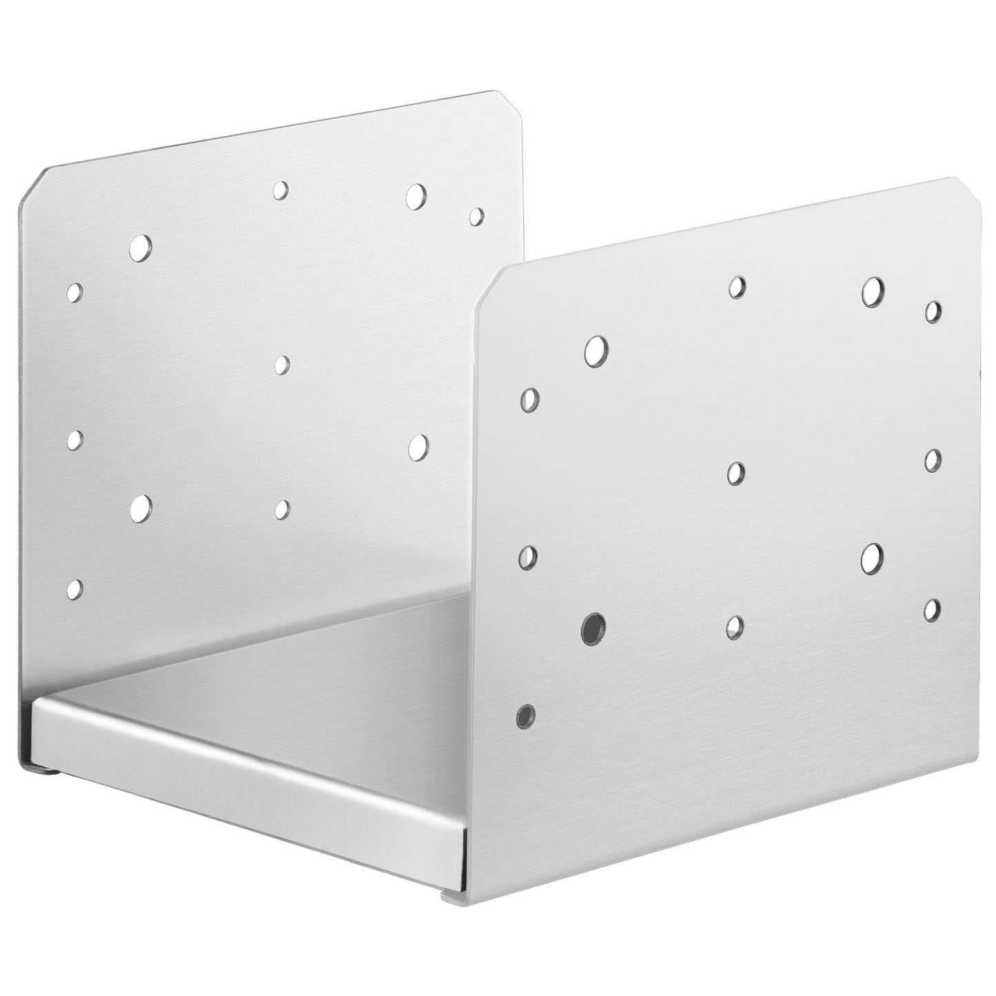 203.2x203.2mm Post Base, 4pcs Adjustable Stainless Steel Post Anchor Bracket (Internal 198 x 185), Adjustable Post Base for Pavilion Deck Porch Handrail Railing Decorative Anchor Plate