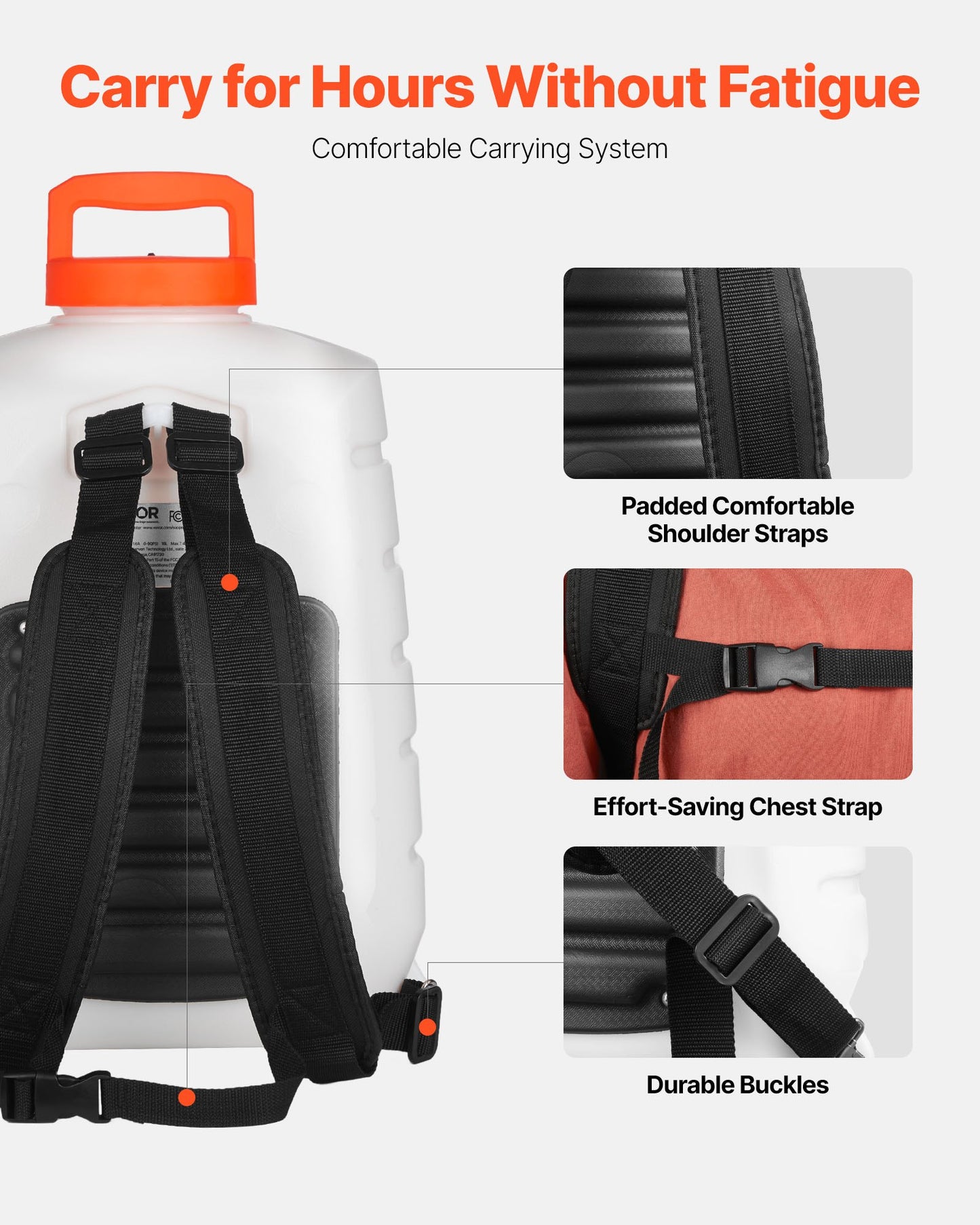 Battery Powered Backpack Sprayer, 4 Gallons Electric Lawn Sprayer with 8 Nozzles & 2 Telescopic Wands, 90PSI Adjustable Pressure, 4-6 Hour Runtime, Yard Sprayers for Lawn and Garden