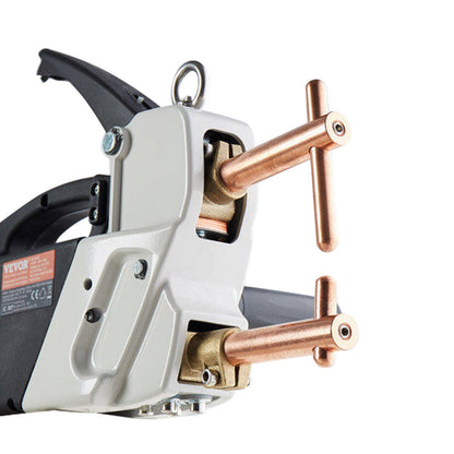 Bärbar punktsvetsmaskin, 4/25-tums tjock punktsvetsmaskin med 9,2KVA ingångskapacitet, handhållen svetsspetspistol Metallplåt punktsvetsmaskin för kolstål, rostfritt stål, aluminiumplåt