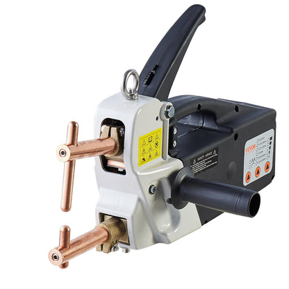 Bärbar punktsvetsmaskin, 4/25-tums tjock punktsvetsmaskin med 9,2KVA ingångskapacitet, handhållen svetsspetspistol Metallplåt punktsvetsmaskin för kolstål, rostfritt stål, aluminiumplåt