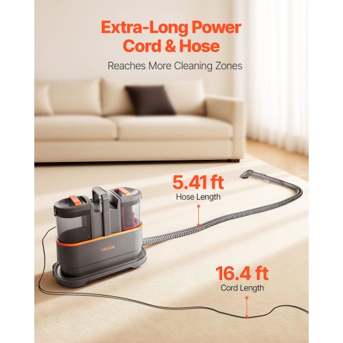 Tragbare Teppichreinigungsmaschine 11,5 kPa Möbelreinigung für Teppiche und Autos | EU