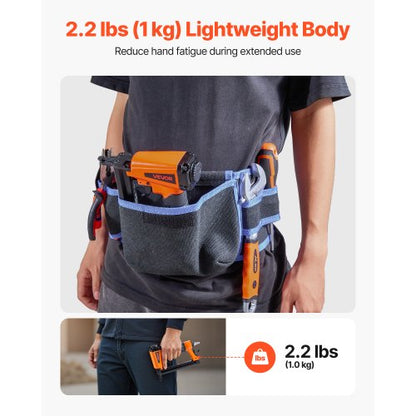 pneumatisk häftpistol, 20 gauge T50 pneumatisk möbelhäftpistol för 10,8 mm krona, 4 mm-16 mm längdklammer, 70-110 PSI lufthäftpistol för träbearbetning, möbelbearbetning, tyg, hantverk, gör-det-själv-projekt |  EU