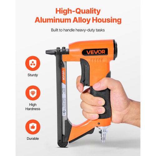 pneumatisk häftpistol, 20 gauge lufthäftpistol för möbelbeklädnad, för 50-seriens fintrådshäftklamrar, 12,8 mm krona, 6 mm-16 mm längd, max 110 st. lufthäftpistol för möbelbeklädnad, träbearbetning, gör-det-själv-projekt |  EU