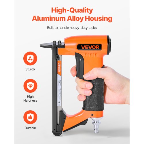 pneumatisk häftpistol, 22 gauge lufthäftpistol för möbelbeklädnad, för 71-seriens fintrådshäftklamrar, 9,5 mm krona, 6–16 mm längd, max 180 st. lufthäftpistol för möbelbeklädnad, träbearbetning och gör-det-själv-projekt |  EU