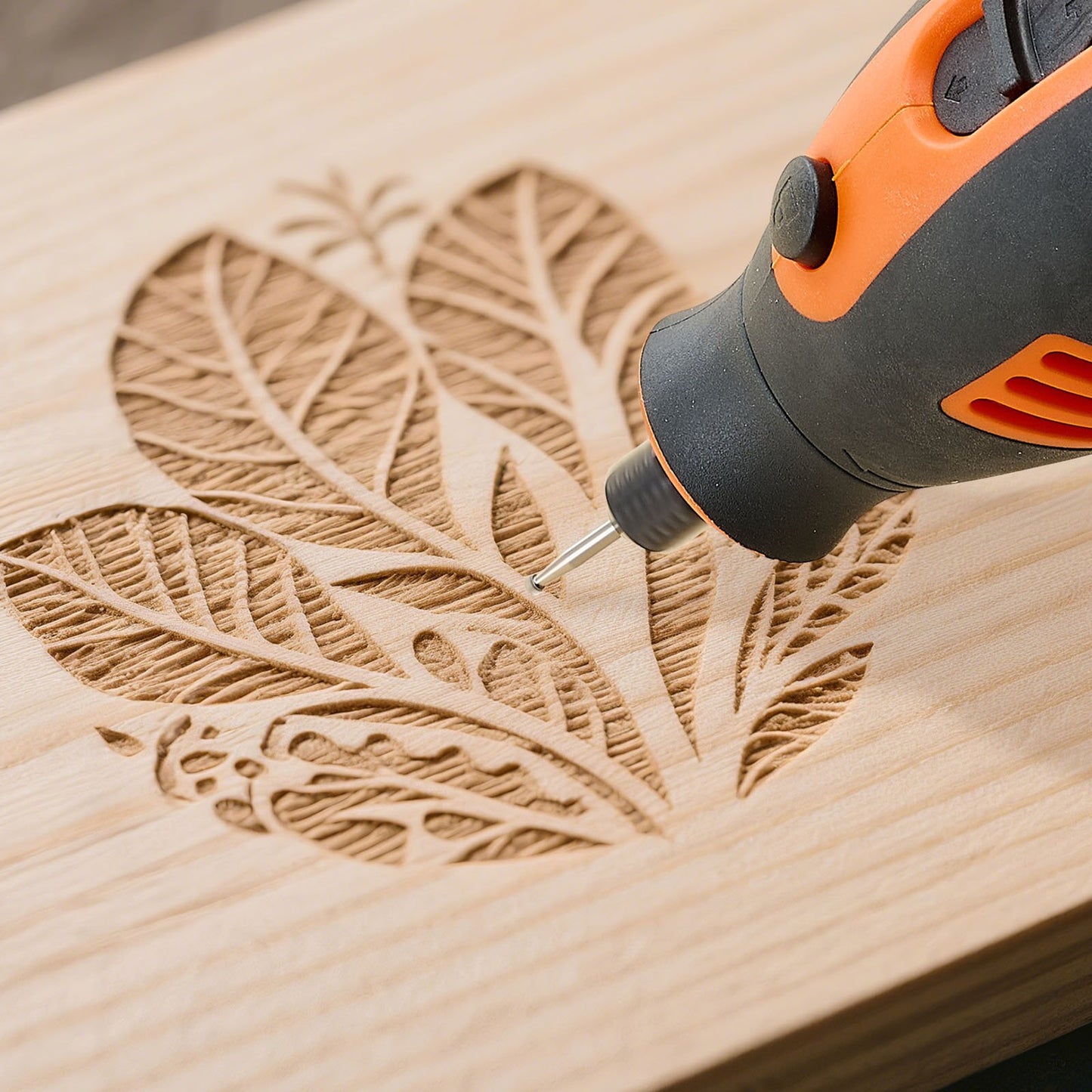 51-Piece Rotary Tool Kit, 200W Mini Power Rotary Tool Corded, 8000-40000RPM Multi-Purpose DIY Tools with Universal Chuck for Engraving, Sanding, Grinding, Polishing, Cutting, DIY Crafts