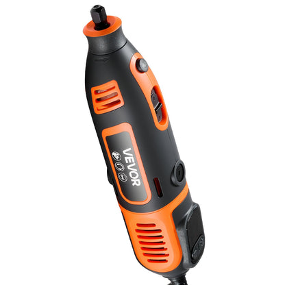 51-Piece Rotary Tool Kit, 200W Mini Power Rotary Tool Corded, 8000-40000RPM Multi-Purpose DIY Tools with Universal Chuck for Engraving, Sanding, Grinding, Polishing, Cutting, DIY Crafts