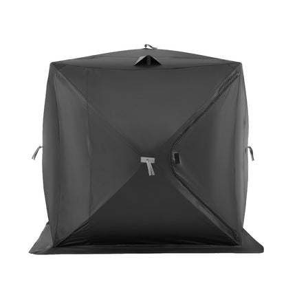 6-8 personer Ourdoor Portable Ice Shelter Pop-Up Ice Fishing Shanty Tält