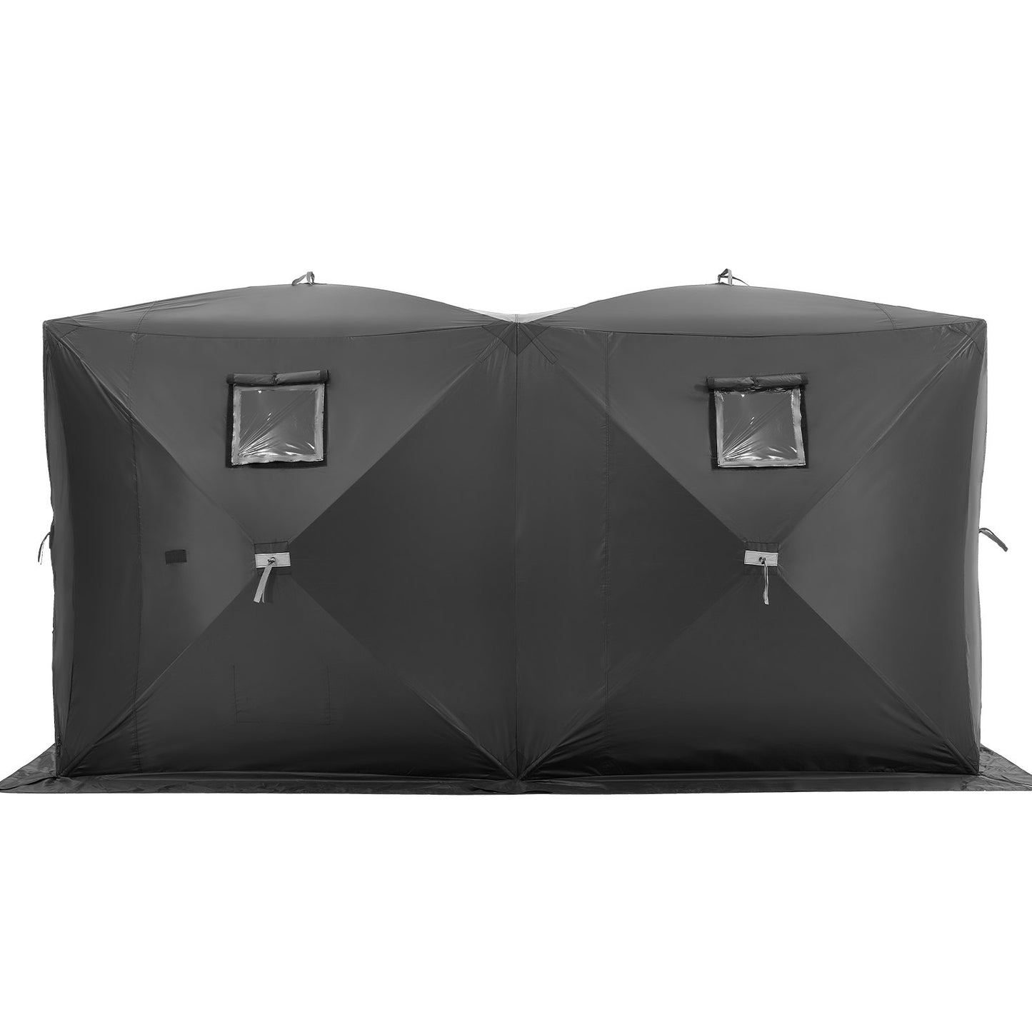 6-8 personer Ourdoor Portable Ice Shelter Pop-Up Ice Fishing Shanty Tält