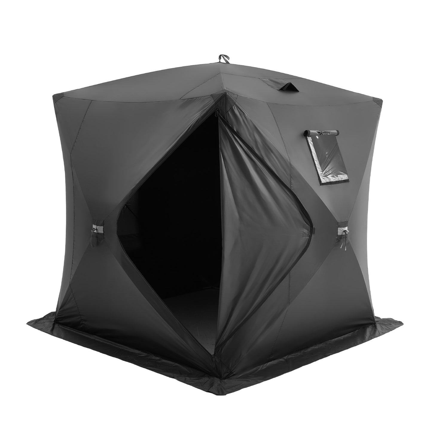 3-4 personer Ourdoor Portable Ice Shelter Pop-Up Ice Fishing Shanty Tält