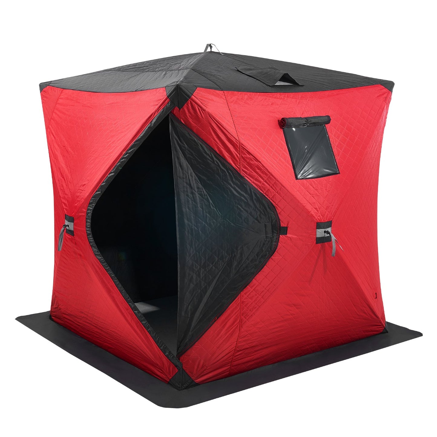 3-4 personer Ourdoor Portable Ice Shelter Pop-Up Ice Fishing Shanty Tält