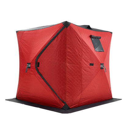 3-4 personer Ourdoor Portable Ice Shelter Pop-Up Ice Fishing Shanty Tält