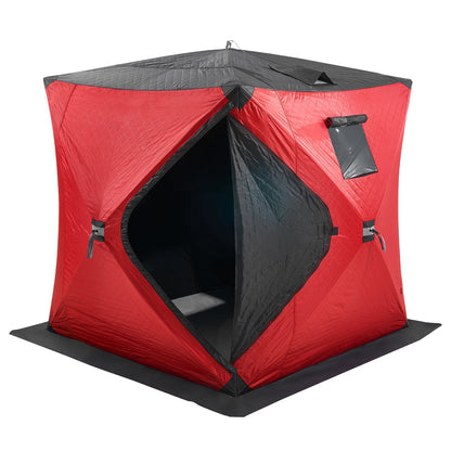 3-4 personer Ourdoor Portable Ice Shelter Pop-Up Ice Fishing Shanty Tält
