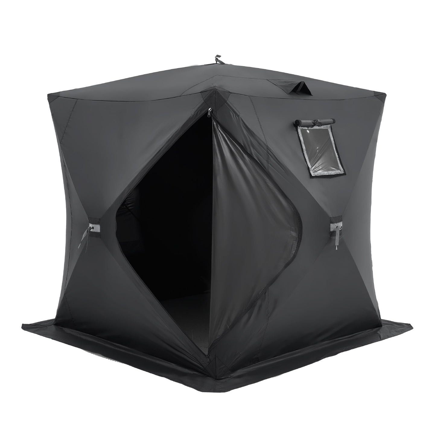 3-4 personer Ourdoor Portable Ice Shelter Pop-Up Ice Fishing Shanty Tält