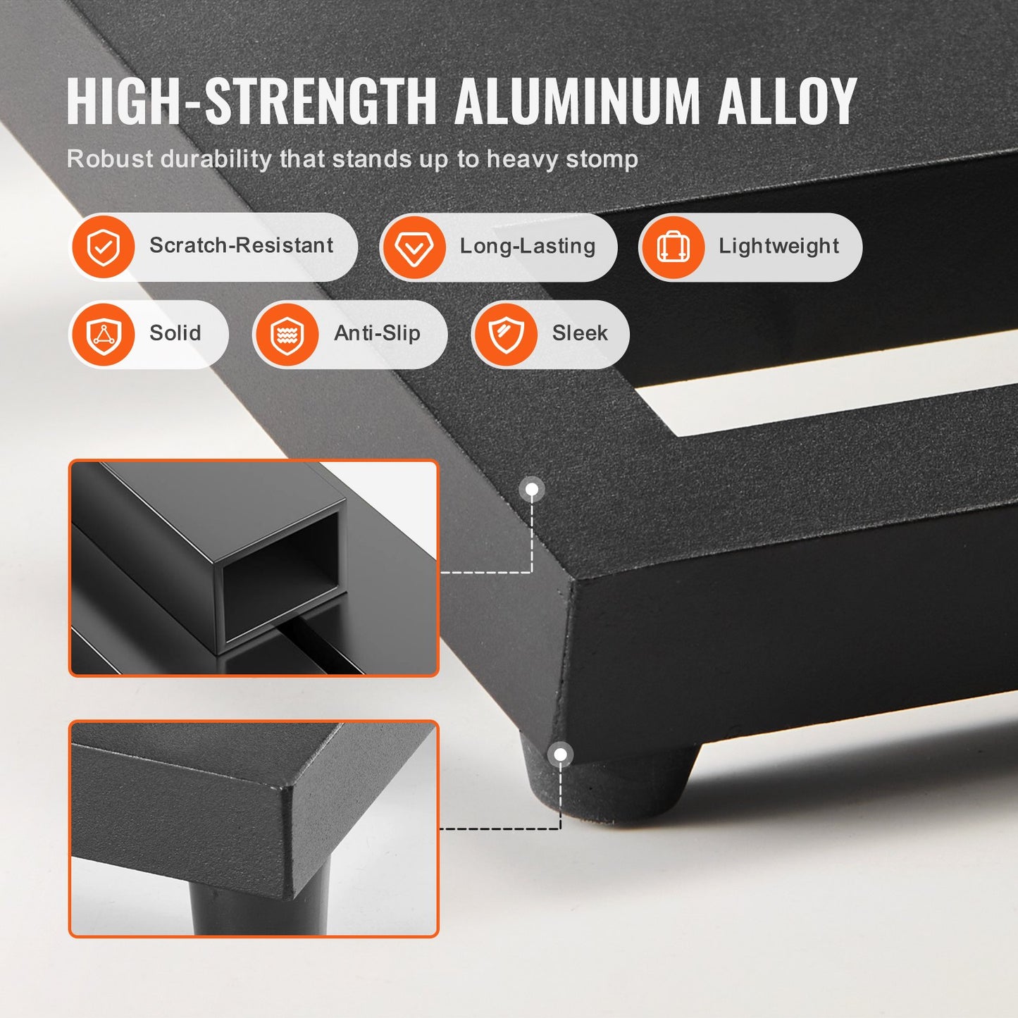 Gitarren-Pedalboard, 20 x 11 Zoll, Aluminiumlegierung, 2,2 Pfund, superleichtes Pedalboard für Gitarreneffekte, mit Tragetasche mit Klettverschluss und festem Schultergurt, Rollgurte, bietet Platz für 10–12 Gitarrenpedale