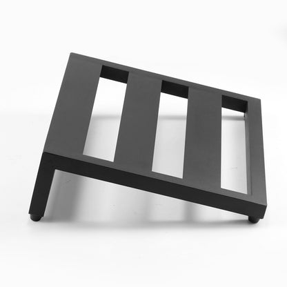 Gitarren-Pedalboard, 20 x 11 Zoll, Aluminiumlegierung, 2,2 Pfund, superleichtes Pedalboard für Gitarreneffekte, mit Tragetasche mit Klettverschluss und festem Schultergurt, Rollgurte, bietet Platz für 10–12 Gitarrenpedale