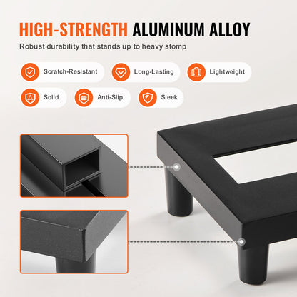 Guitar Pedal Board, 15'' x 5,7'', aluminiumlegering 0,8 lbs Superlätta gitarreffekter Pedalboard med bärväska Högkvalitets kardborreband med fast axelrem, rymmer 4-6 gitarrpedaler, liten